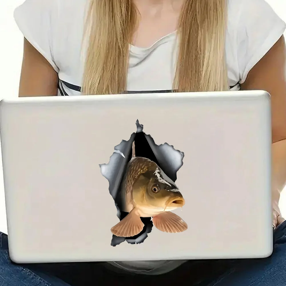 1pc Carp Fishing Vinyl Sticker, Waterproof Lively Fish Decal for Motorcycle Windshield, Laptop, Luggage & Phone
1pc Carp Fishing Vinyl Sticker, Waterproof Lively Fish Decal for Motorcycle Windshield, Laptop, Luggage & Phone