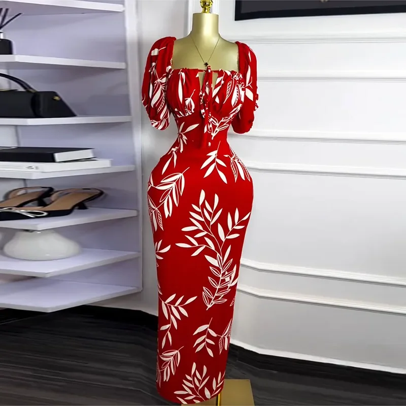 Women Floral Printed Lantern Half Sleeve Tie Up Long Maxi Dress 2025 Birthday Evening Sexy club Party Dresses Vestidos
Women Floral Printed Lantern Half Sleeve Tie Up Long Maxi Dress 2025 Birthday Evening Sexy club Party Dresses Vestidos