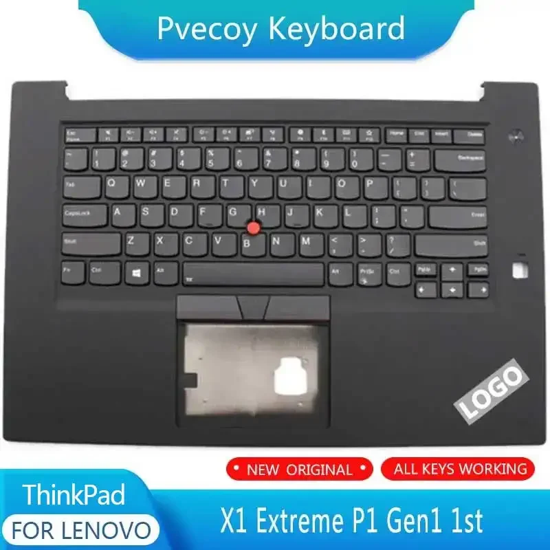 New For Lenovo ThinkPad X1 Extreme P1 Gen1 1st Laptop Palmrest Case Keyboard US English Version Upper Cover
New For Lenovo ThinkPad X1 Extreme P1 Gen1 1st Laptop Palmrest Case Keyboard US English Version Upper Cover