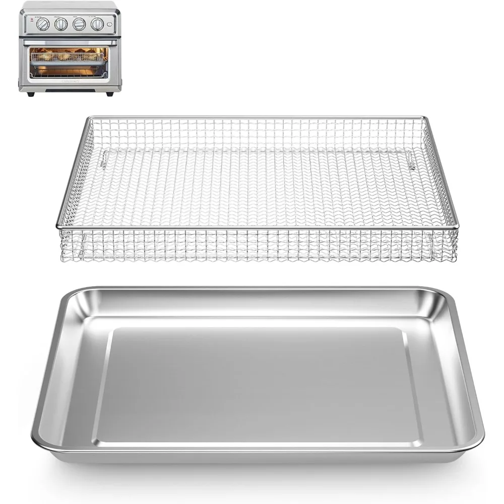 Toaster oven tray, 12.4"x11"Air Fryer Basket and air fryer tray pan, Dishwasher Safe
Toaster oven tray, 12.4"x11"Air Fryer Basket and air fryer tray pan, Dishwasher Safe