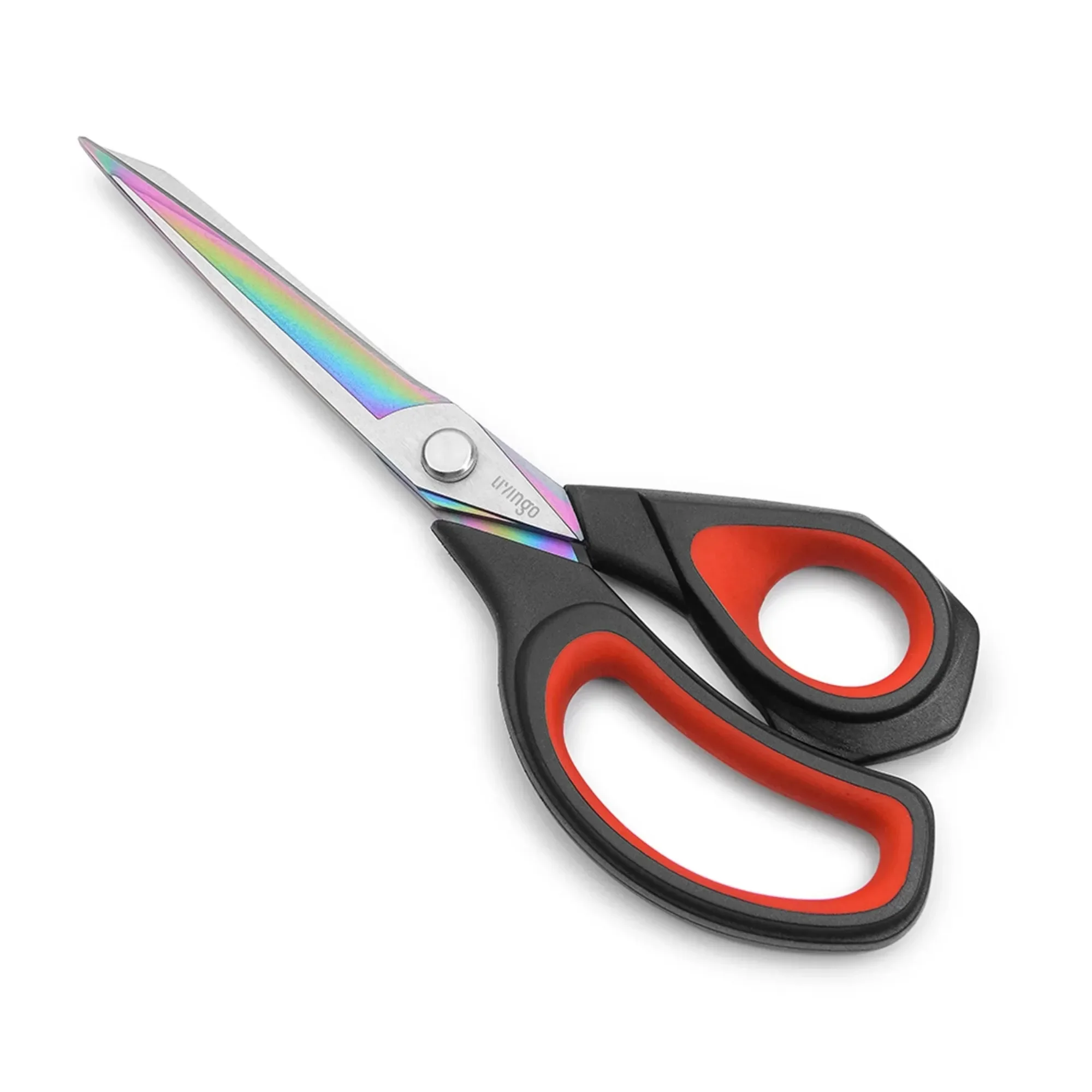 LIVINGO 9.5" Titanium Coated Hot Forged Fabric Scissors Heavy Duty Sharp Sewing Shears, Red Black
LIVINGO 9.5" Titanium Coated Hot Forged Fabric Scissors Heavy Duty Sharp Sewing Shears, Red Black