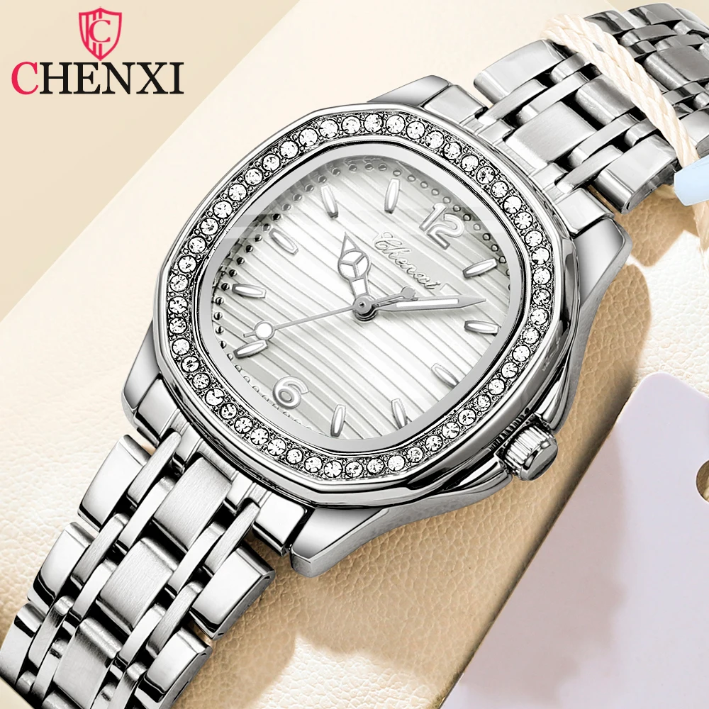 CHENXI модные женские роскошные кварцевые часы простые весы квадратного качества женские часы деловые наручные часы из нержавеющей стали
CHENXI модные женские роскошные кварцевые часы простые весы квадратного качества женские часы деловые наручные часы из нержавеющей стали