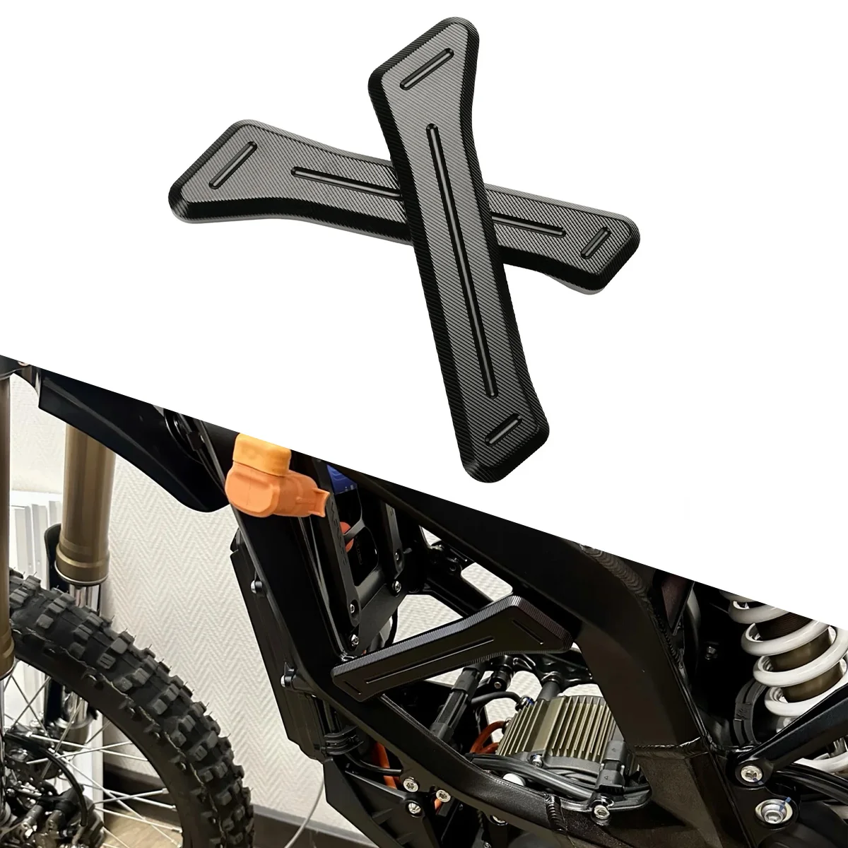 Motorcycle Aluminum Alloy Mod Battery Protector Components For SURRON Ultra Bee CNC Side Protection Bracket Dirt Bike Parts
Motorcycle Aluminum Alloy Mod Battery Protector Components For SURRON Ultra Bee CNC Side Protection Bracket Dirt Bike Parts