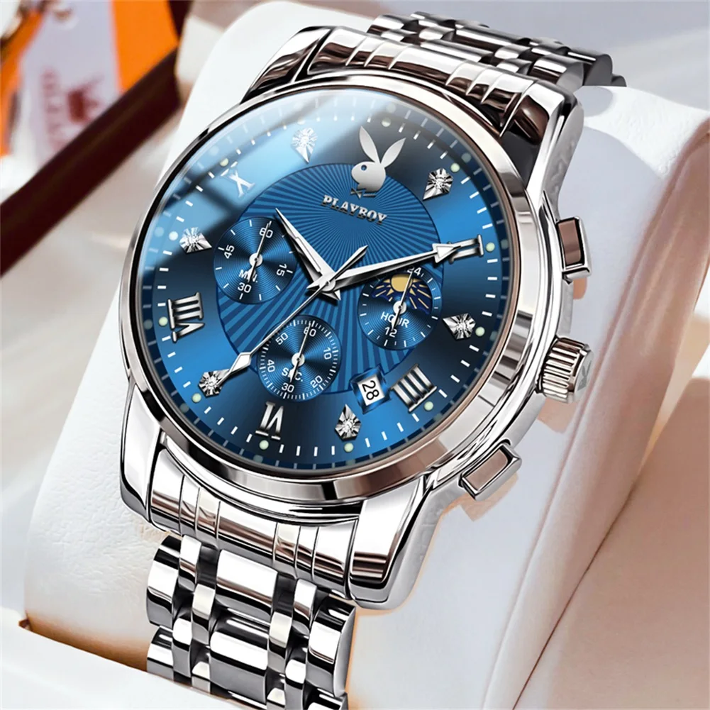 Luxury Brand Original Men's Watches Stainless Steel Waterproof High Quality Watch for Men Business Fashion Trend Wrist Watch Men
Luxury Brand Original Men's Watches Stainless Steel Waterproof High Quality Watch for Men Business Fashion Trend Wrist Watch Men
