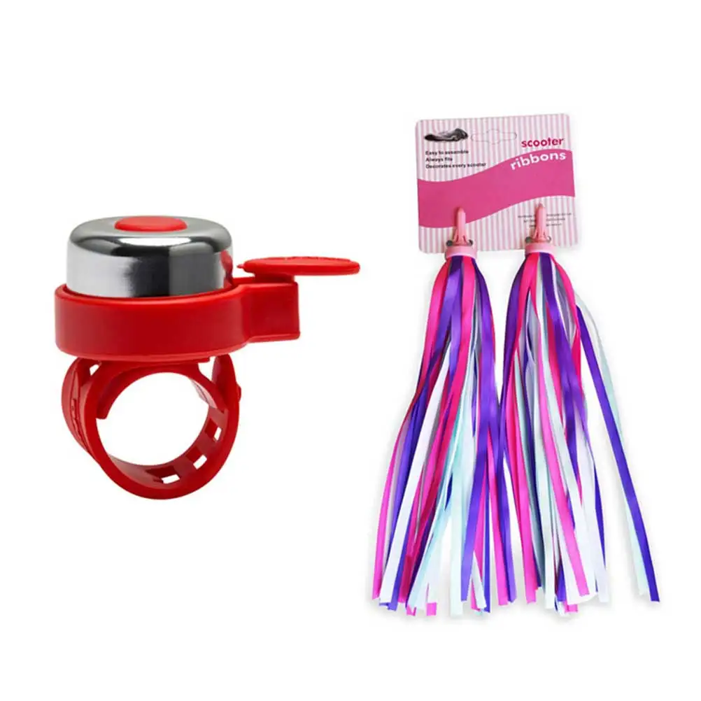 2Pcs Bike Handlebar Streamers Bells Set Shiny Tassel Ribbons Kids Scooter Accessories Girl Boy Toddler Bicycle Gifts
2Pcs Bike Handlebar Streamers Bells Set Shiny Tassel Ribbons Kids Scooter Accessories Girl Boy Toddler Bicycle Gifts