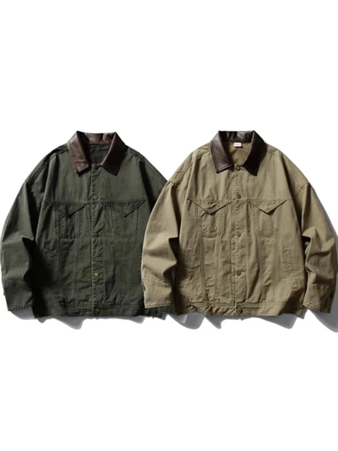 Мужская винтажная рабочая куртка Detroit Canvas с эффектом потертости, в стиле пэчворк, с воротником, для осени, для активного отдыха, 100% хлопок
Мужская винтажная рабочая куртка Detroit Canvas с эффектом потертости, в стиле пэчворк, с воротником, для осени, для активного отдыха, 100% хлопок