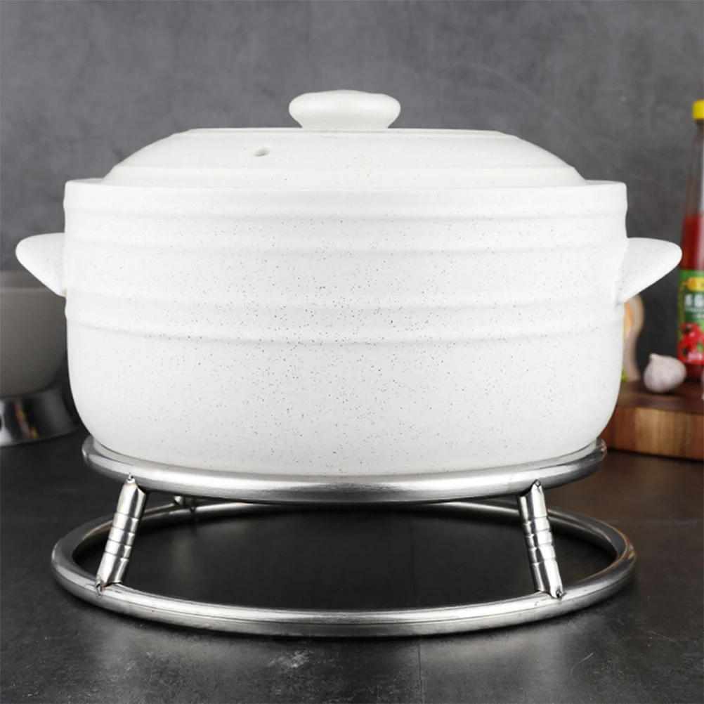 2 Pcs Pot Rack and Ring Hot Pan Stand Kitchen Outdoor Wok Holder Countertop Stainless Steel Accessory
2 Pcs Pot Rack and Ring Hot Pan Stand Kitchen Outdoor Wok Holder Countertop Stainless Steel Accessory