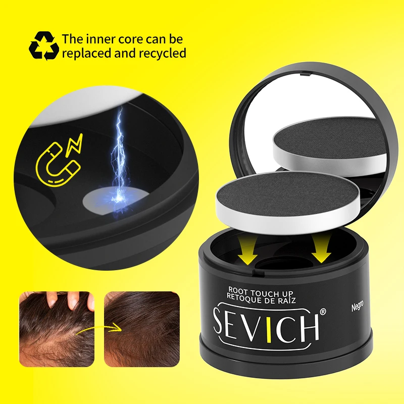 Sevich 8g Replaceable Hairline Shadow Powder Set Waterproof Hairline Powder & Root Concealer Pen Instant Grey Coverage Concealer
Sevich 8g Replaceable Hairline Shadow Powder Set Waterproof Hairline Powder & Root Concealer Pen Instant Grey Coverage Concealer