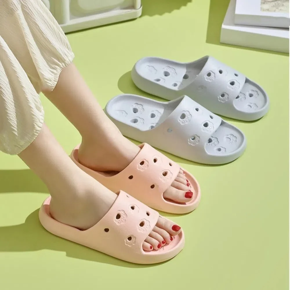 Soft Cat Paw EVA Couple Slippers Anti Slip Open-toe Platform Flip Flops Hollow Out Shoes Slides Sandals Summer
Soft Cat Paw EVA Couple Slippers Anti Slip Open-toe Platform Flip Flops Hollow Out Shoes Slides Sandals Summer