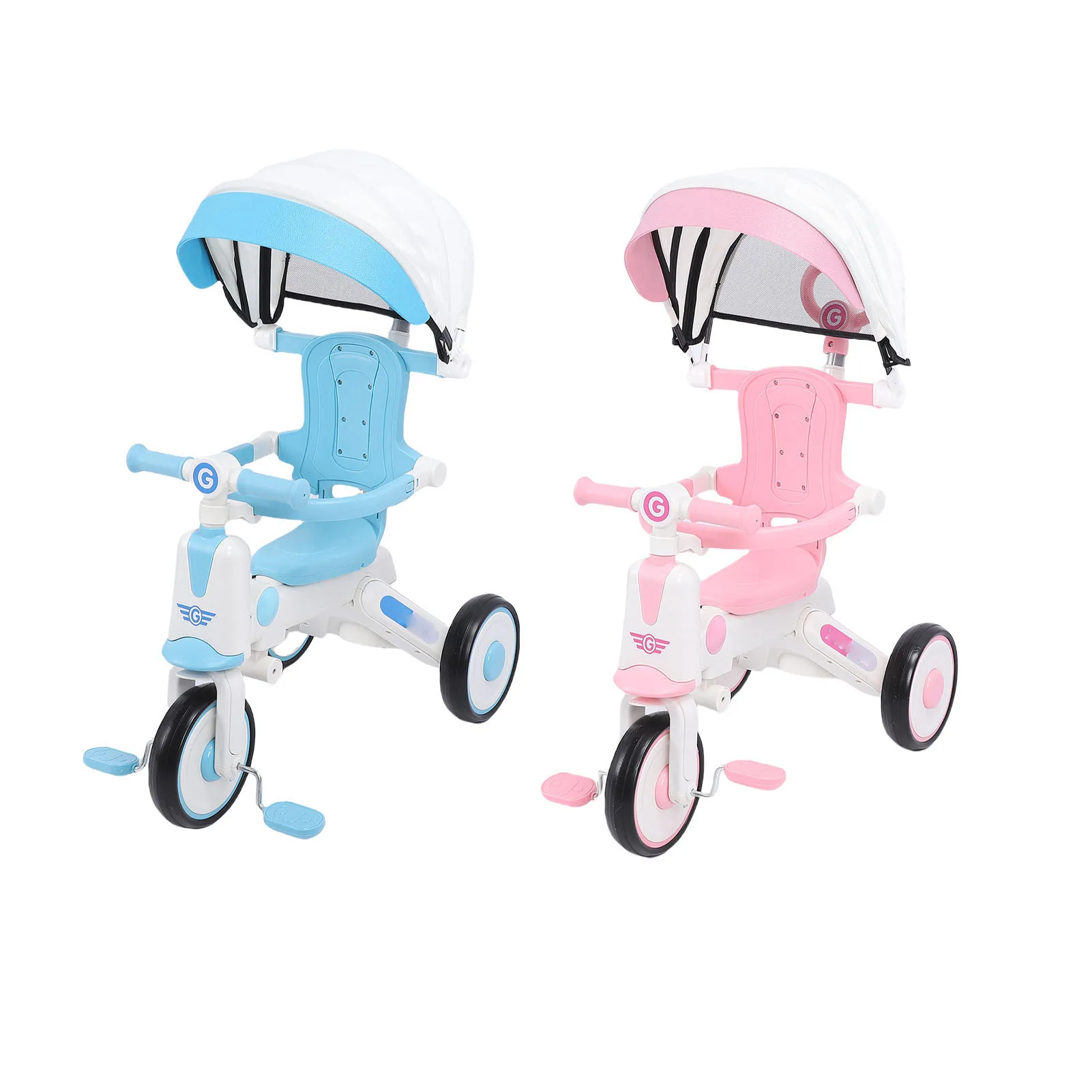 Baby Tricycle with Push Handle Push Trike Toddler Tricycle Stroller Cooling Music Light Folding Canopy for 18 Month To 5 Years
Baby Tricycle with Push Handle Push Trike Toddler Tricycle Stroller Cooling Music Light Folding Canopy for 18 Month To 5 Years