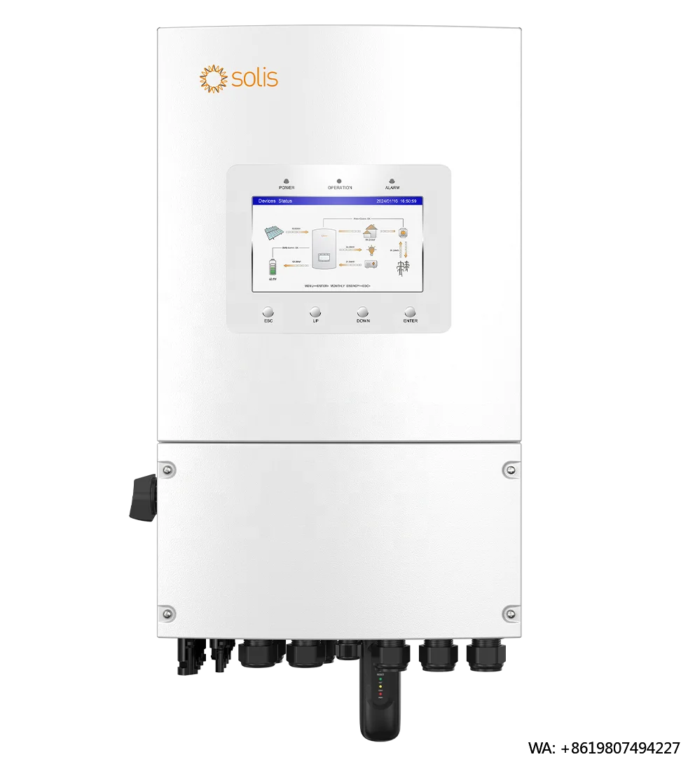 Popular Factory Price Solis S6-EH1P8K-L-PLUS 8k Solar Hybrid Inverter Single Phase 97.5% Efficiency 500V Max Input
Popular Factory Price Solis S6-EH1P8K-L-PLUS 8k Solar Hybrid Inverter Single Phase 97.5% Efficiency 500V Max Input