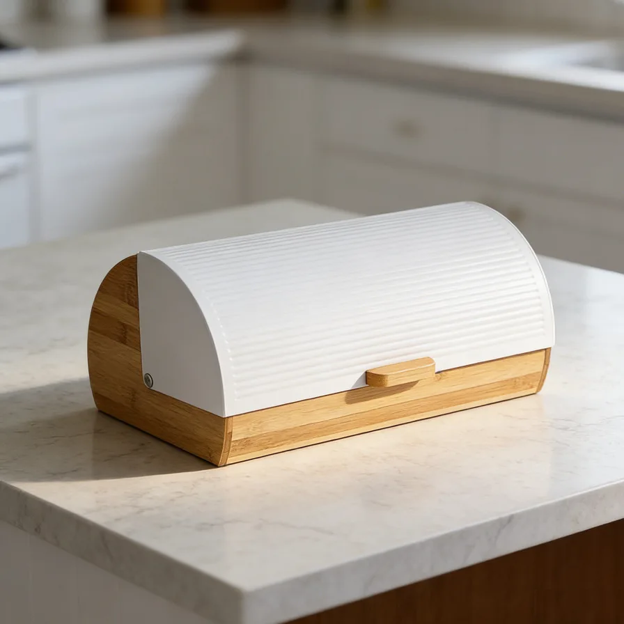 Household kitchen storage bamboo bread box storage box clamshell bread fresh-keeping box snack kitchen utensils
Household kitchen storage bamboo bread box storage box clamshell bread fresh-keeping box snack kitchen utensils