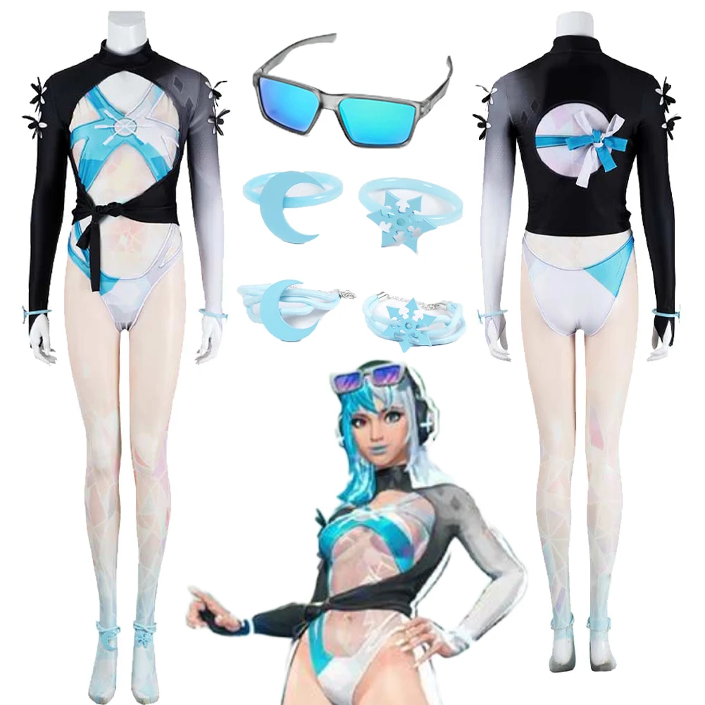 Комбинезон для косплея Luna Snow Game Rival, костюм Ocean Song, боди, комплект одежды, аксессуары, наряды на Хэллоуин, карнавальные костюмы для вечеринок
Комбинезон для косплея Luna Snow Game Rival, костюм Ocean Song, боди, комплект одежды, аксессуары, наряды на Хэллоуин, карнавальные костюмы для вечеринок