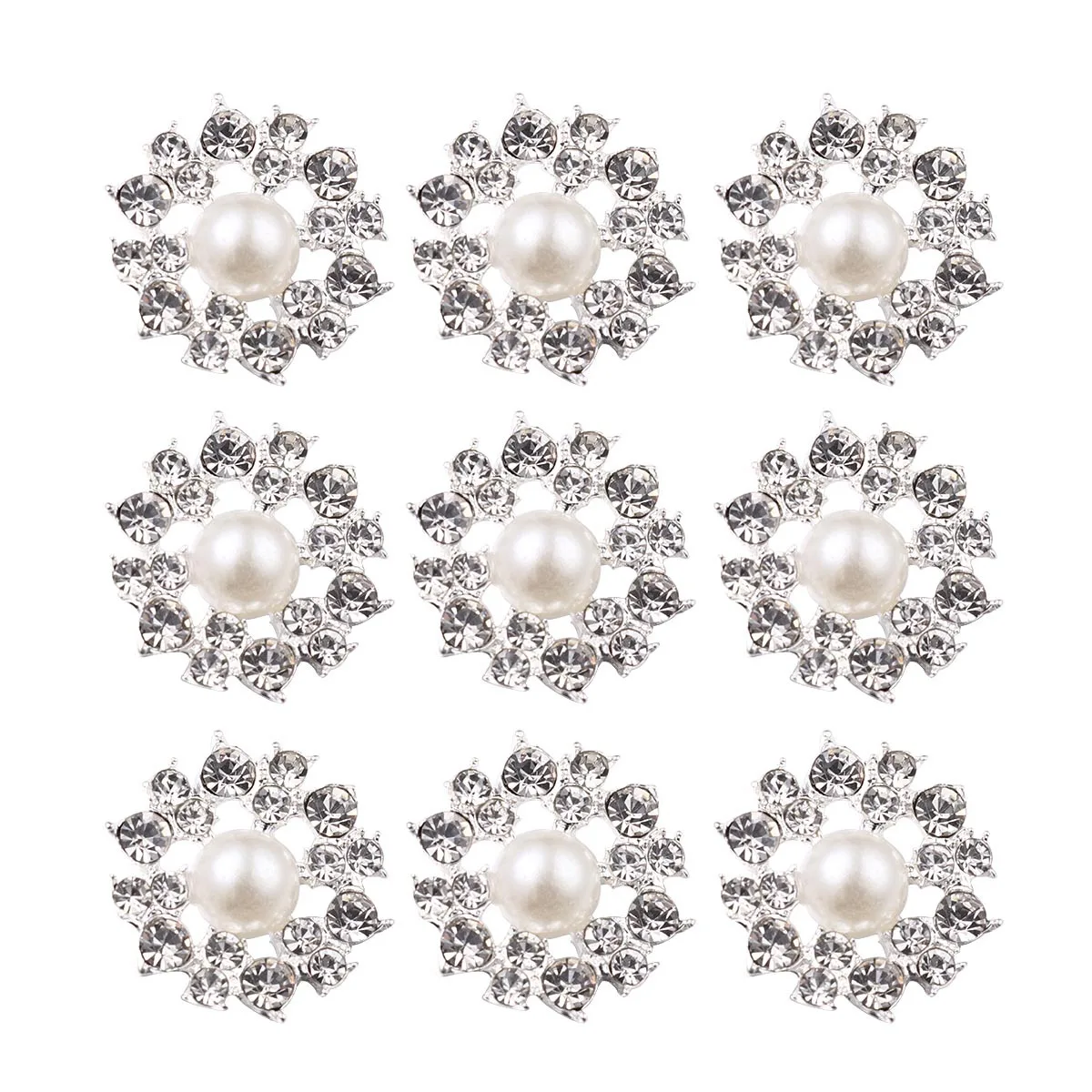 10Pcs Alloy Rhinestone Pearl Buttons DIY Jewelry Accessory Decorative Supplies for Women Ladies Fashion Wedding Party Ornament
10Pcs Alloy Rhinestone Pearl Buttons DIY Jewelry Accessory Decorative Supplies for Women Ladies Fashion Wedding Party Ornament