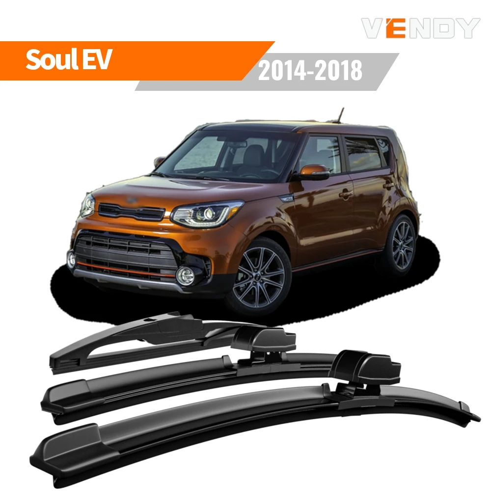 1set Front & Rear Windshield Wiper Blades Windscreen Wipers For KIA Soul MK2 EV 2014-2018 Rubber Brushes Car Accessories Refills
1set Front & Rear Windshield Wiper Blades Windscreen Wipers For KIA Soul MK2 EV 2014-2018 Rubber Brushes Car Accessories Refills