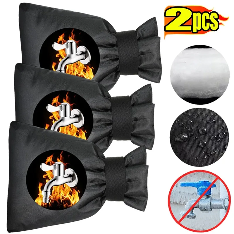 Faucet Cover for Winter Pipe Protection Waterproof Outdoor Faucet Insulation Cover Freeze Proof Spigot Cover with Oxford Fabric
Faucet Cover for Winter Pipe Protection Waterproof Outdoor Faucet Insulation Cover Freeze Proof Spigot Cover with Oxford Fabric