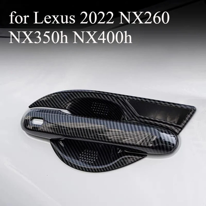 Накладки на дверные ручки из карбона для Lexus 2022 NX260 NX350h NX400h+, внешние накладки на ручки и защита дверных чаш из АБС-пластика
Накладки на дверные ручки из карбона для Lexus 2022 NX260 NX350h NX400h+, внешние накладки на ручки и защита дверных чаш из АБС-пластика