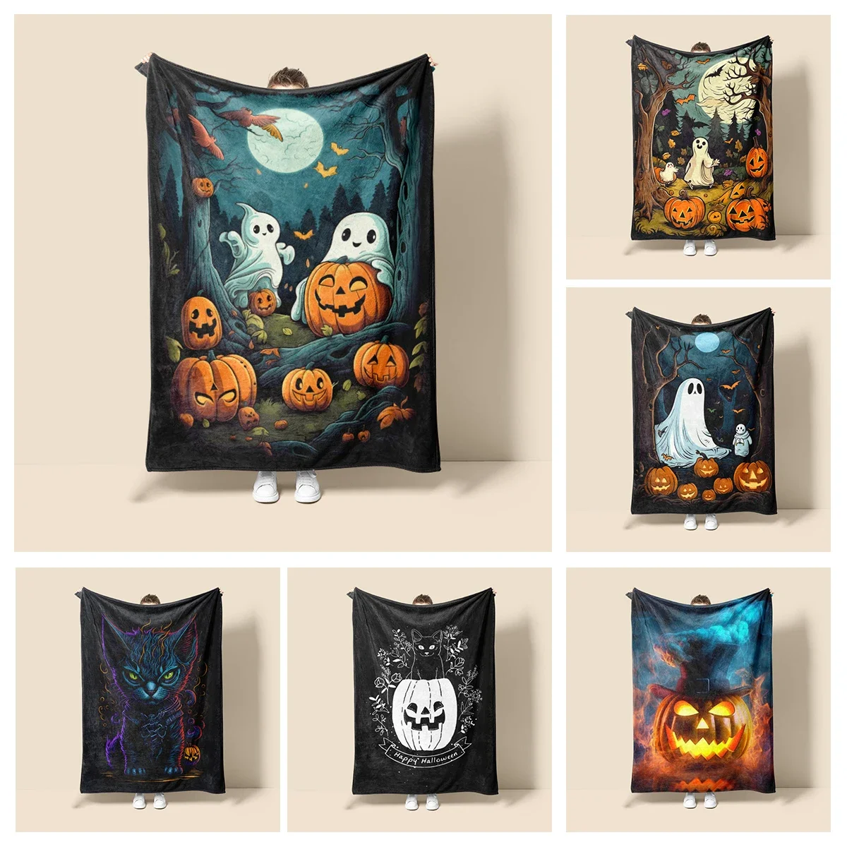 Home decoration plush Throw Sofa blanket Bedspread bed fluffy soft blankets decor Plaid Modern Halloween Autumn Pumpkin funny
Home decoration plush Throw Sofa blanket Bedspread bed fluffy soft blankets decor Plaid Modern Halloween Autumn Pumpkin funny