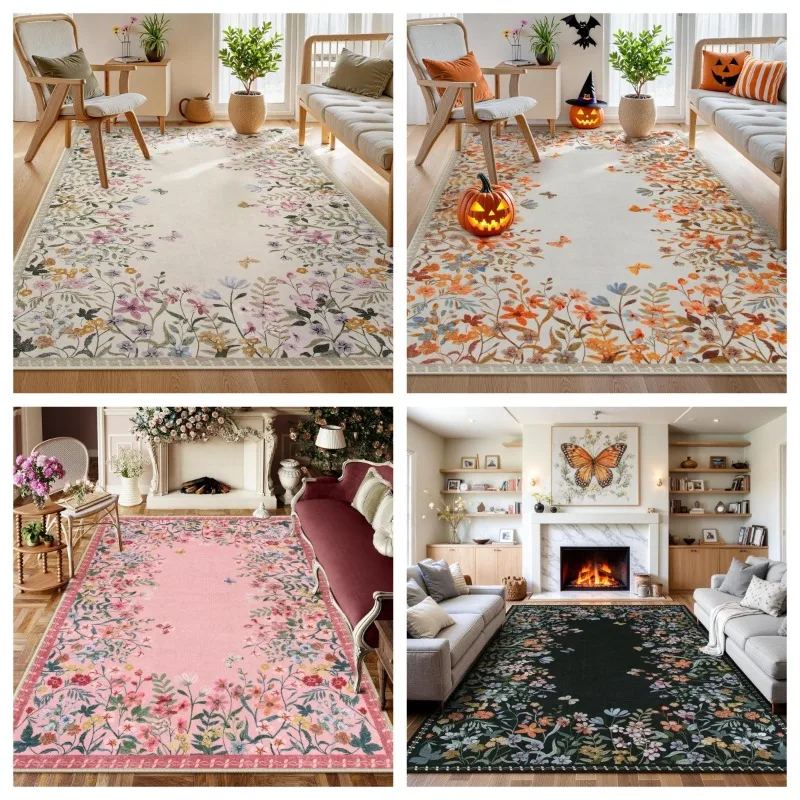 Ковер для гостиной большой площади с цветочным принтом, можно стирать в машине, складной нескользящий коврик для столовой, мягкий коврик для спальни, прикроватный коврик 러그
Ковер для гостиной большой площади с цветочным принтом, можно стирать в машине, складной нескользящий коврик для столовой, мягкий коврик для спальни, прикроватный коврик 러그