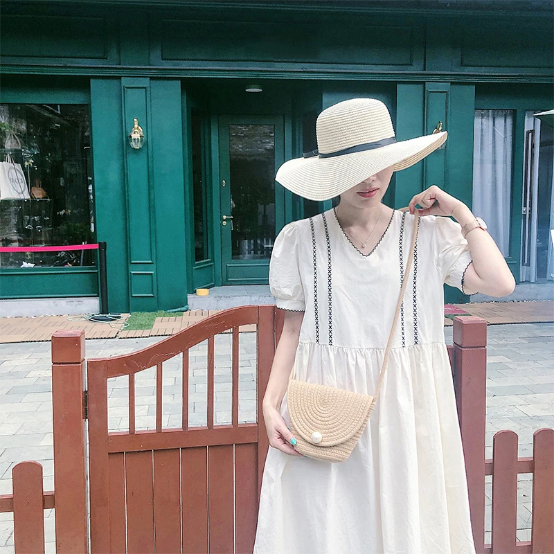 Straw Envelope Bag Summer New Women's Shoulder Bag Shopping Travel Gift Pearl Decoration
Straw Envelope Bag Summer New Women's Shoulder Bag Shopping Travel Gift Pearl Decoration