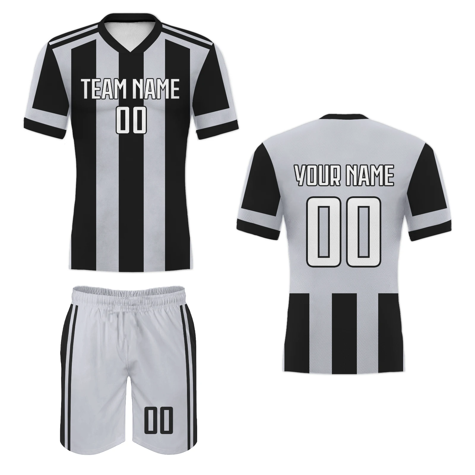 Custom Adult Football Jersey Kit Men Women Personalized Soccer Uniform with Team Name Number Gray Black Training Tracksuit
Custom Adult Football Jersey Kit Men Women Personalized Soccer Uniform with Team Name Number Gray Black Training Tracksuit
