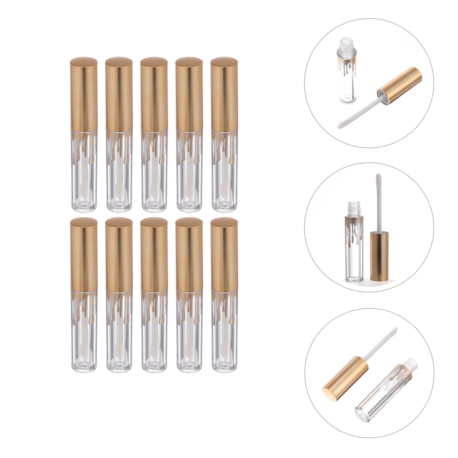 10 Pcs Wave Lip Gloss Empty Tube Salon Cape with Snap Closure Shampoo Funnel Plastic Tubes
10 Pcs Wave Lip Gloss Empty Tube Salon Cape with Snap Closure Shampoo Funnel Plastic Tubes