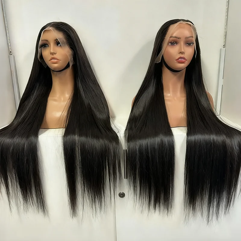 13x6 13x4 Straight 250% Density Hd Transparent Lace Frontal Wig Brazilian 36 42 Inch Lace Front Human Hair Wigs For Black Women
13x6 13x4 Straight 250% Density Hd Transparent Lace Frontal Wig Brazilian 36 42 Inch Lace Front Human Hair Wigs For Black Women