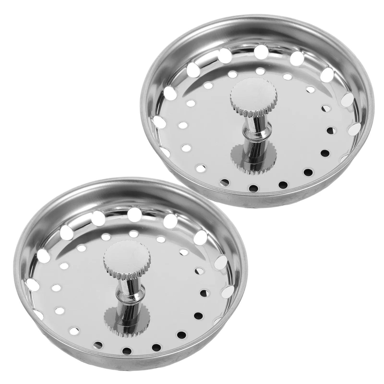 2Pcs Stainless Steel Kitchen Sink Basket Strainer Rubber Stopper Spring Clip Replacement Sink Drain Basket Filter for Kitchen
2Pcs Stainless Steel Kitchen Sink Basket Strainer Rubber Stopper Spring Clip Replacement Sink Drain Basket Filter for Kitchen