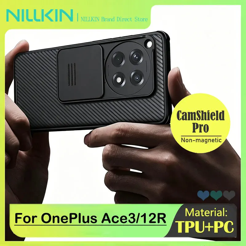 Nillkin CamShield Pro Phone Case for OnePlus Ace 3 and 12R , Shockproof Protective Case, Camera Protection, Back Cover, Non-Slip
Nillkin CamShield Pro Phone Case for OnePlus Ace 3 and 12R , Shockproof Protective Case, Camera Protection, Back Cover, Non-Slip