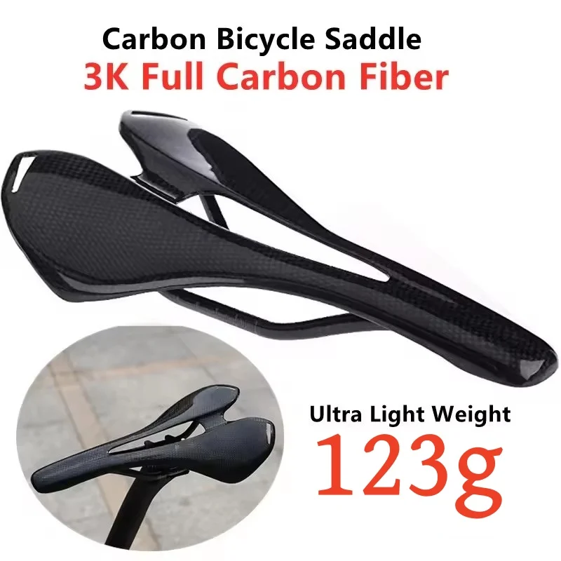 Новое полностью карбоновое велосипедное седло 123 г 3K, удобное сверхлегкое седло MTB, седло для гоночного велосипеда, установка сиденья 270*143 мм
Новое полностью карбоновое велосипедное седло 123 г 3K, удобное сверхлегкое седло MTB, седло для гоночного велосипеда, установка сиденья 270*143 мм