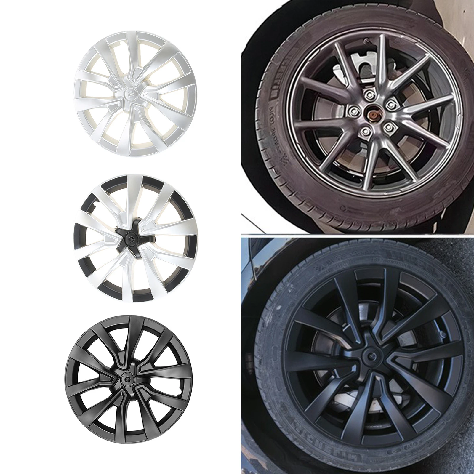 4Pcs Wheel Hub Cap 18 Inch for Tesla Model 3 2018-2022 Automobile Performance Replacement Wheel Hubcap Full Rim Cover Parts
4Pcs Wheel Hub Cap 18 Inch for Tesla Model 3 2018-2022 Automobile Performance Replacement Wheel Hubcap Full Rim Cover Parts