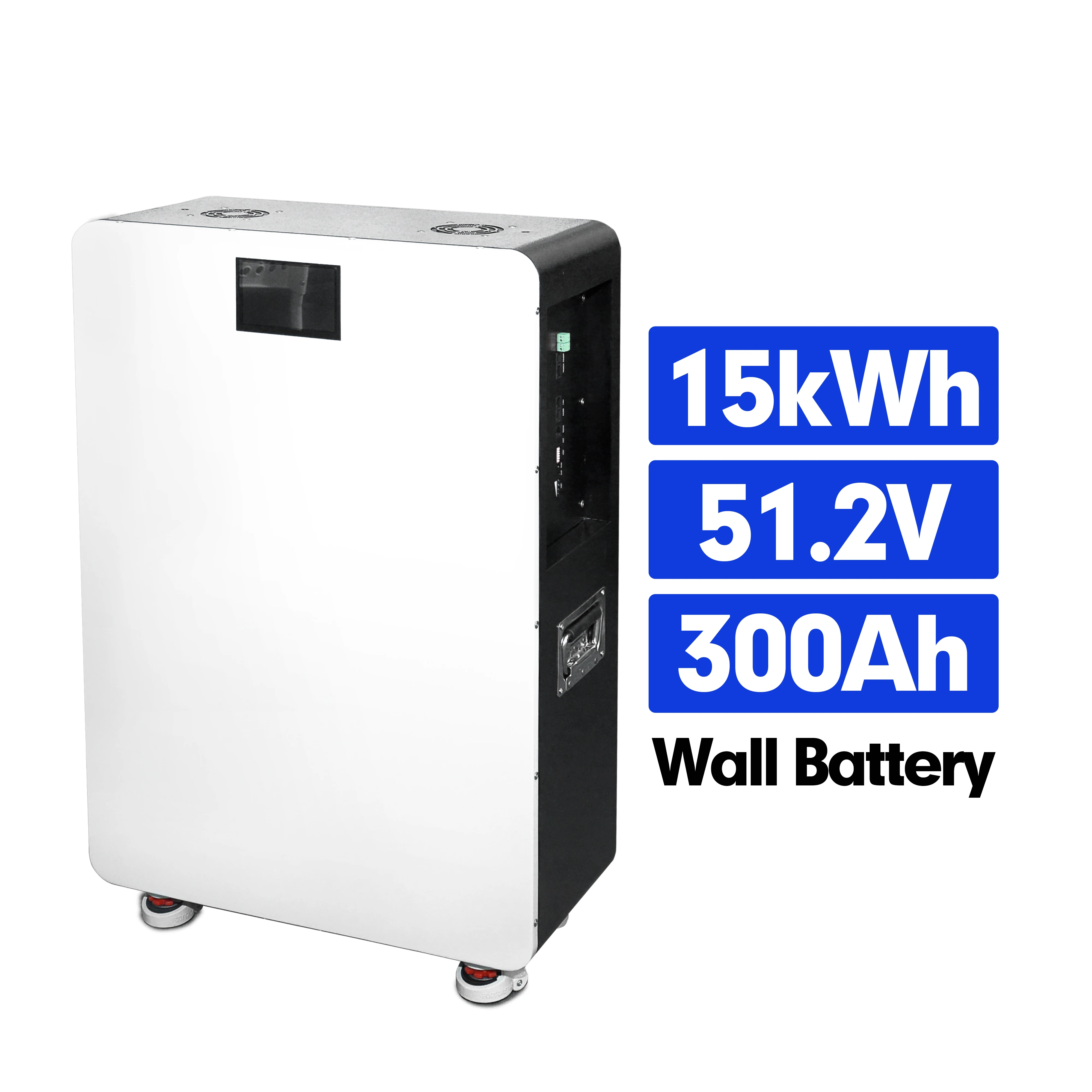 For Vertical LiFePO4 Solar 15kWh Solid State Battery Pack 51.2V 300Ah 6000 Cycles Touch Screen Display
For Vertical LiFePO4 Solar 15kWh Solid State Battery Pack 51.2V 300Ah 6000 Cycles Touch Screen Display