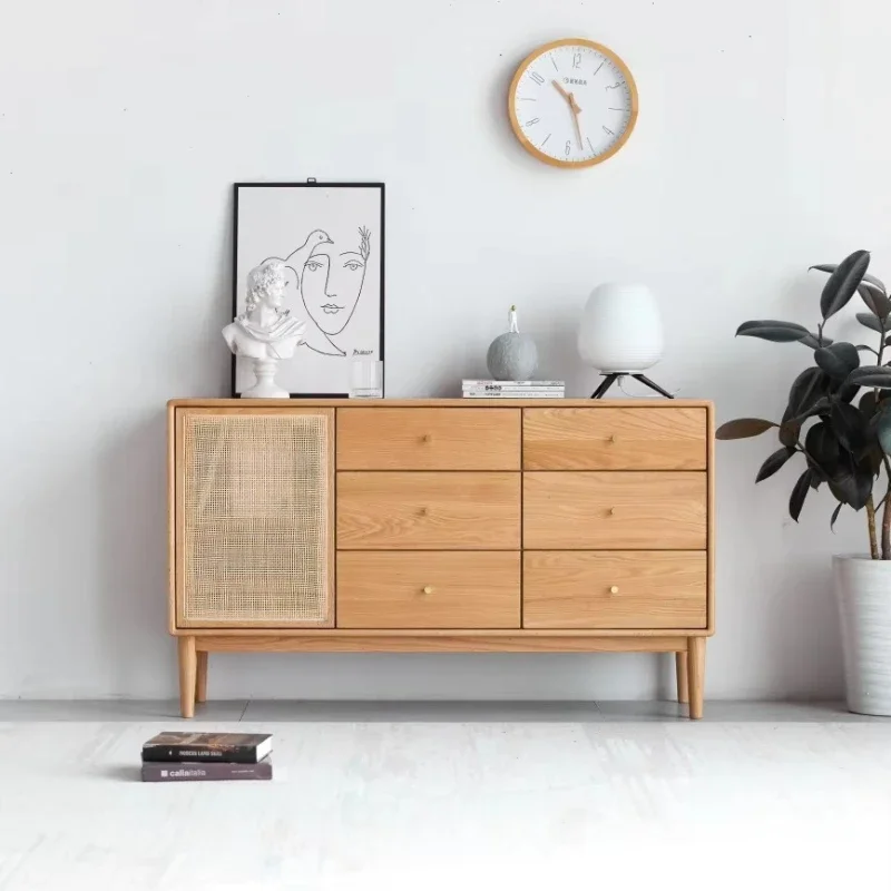 Living room Bedroom Modern design Single dresser, wood oak material 1 door 6 drawers chest of drawers
Living room Bedroom Modern design Single dresser, wood oak material 1 door 6 drawers chest of drawers