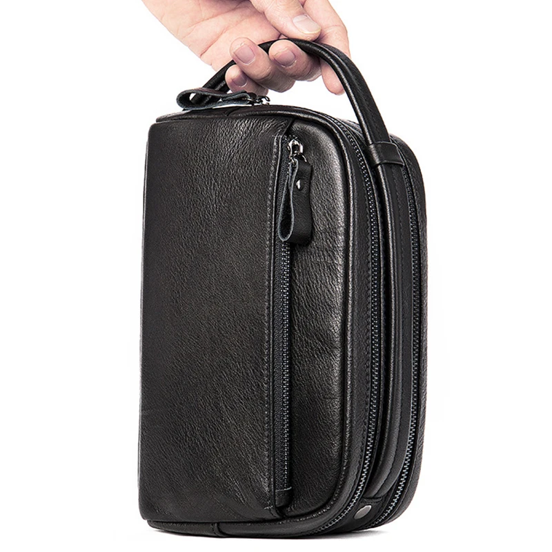 Деловая сумка из мягкой коровьей кожи, супермягкая большая вместительная сумка для полоскания горла, кожаная повседневная сумка, мужской клатч, черный
Деловая сумка из мягкой коровьей кожи, супермягкая большая вместительная сумка для полоскания горла, кожаная повседневная сумка, мужской клатч, черный