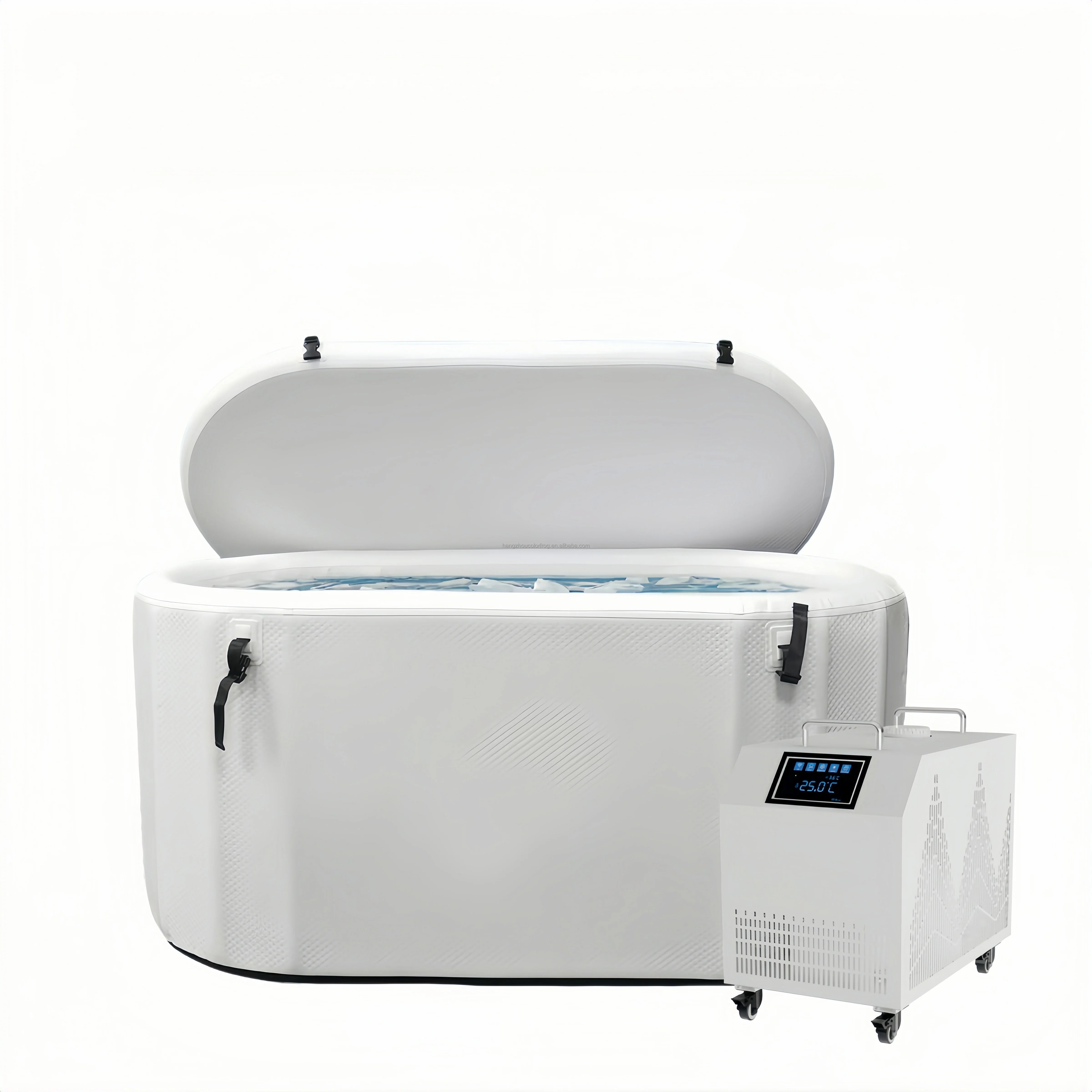 Outdoor Inflatable Cold Plunge Pool With 2HP Chiller WiFi Control System Portable Cold Water Bath Outdoor Indoor Fitness Use Sma
Outdoor Inflatable Cold Plunge Pool With 2HP Chiller WiFi Control System Portable Cold Water Bath Outdoor Indoor Fitness Use Sma