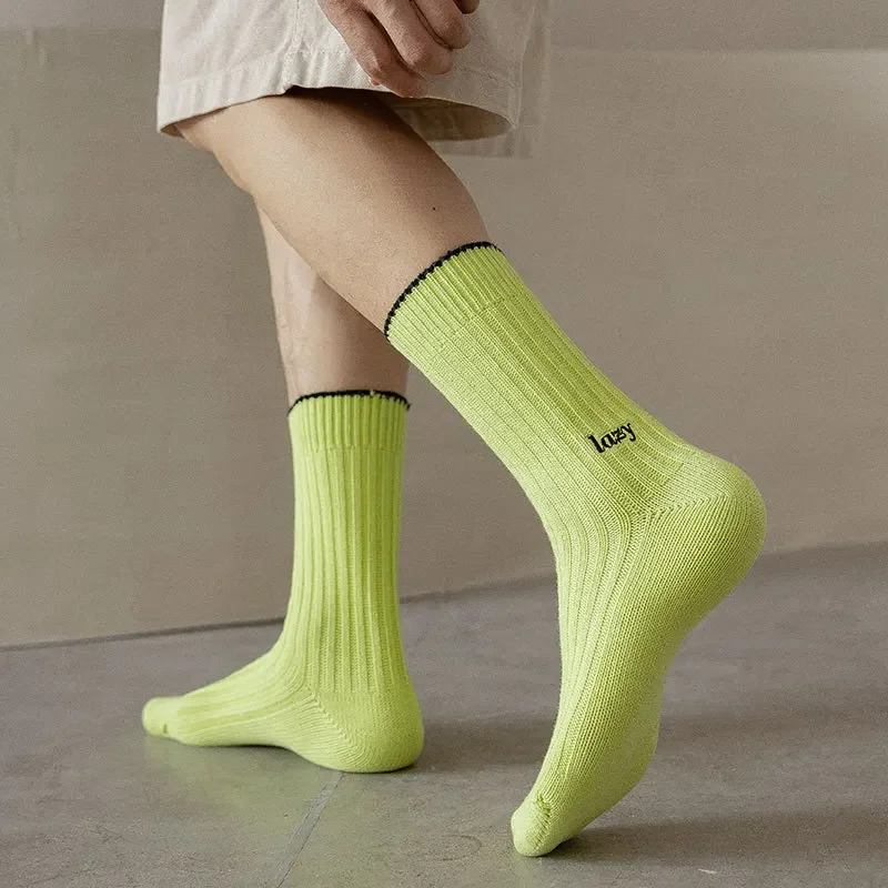 Men'S Stockings Sports Cotton Socks Casual Absorb Sweat Football Long Socks Solid Color Letter Embroidery Breathable Socks Men
Men'S Stockings Sports Cotton Socks Casual Absorb Sweat Football Long Socks Solid Color Letter Embroidery Breathable Socks Men