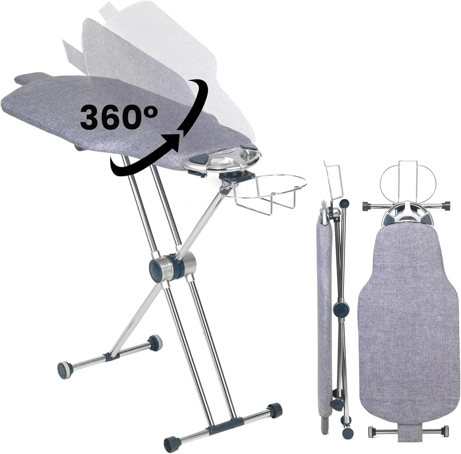 Dual Sided Iron Board Torso Shaped Full Size Ironing Board Adjustable Height Rotatable Detachable Iron Holder Garment Clips Heat
Dual Sided Iron Board Torso Shaped Full Size Ironing Board Adjustable Height Rotatable Detachable Iron Holder Garment Clips Heat