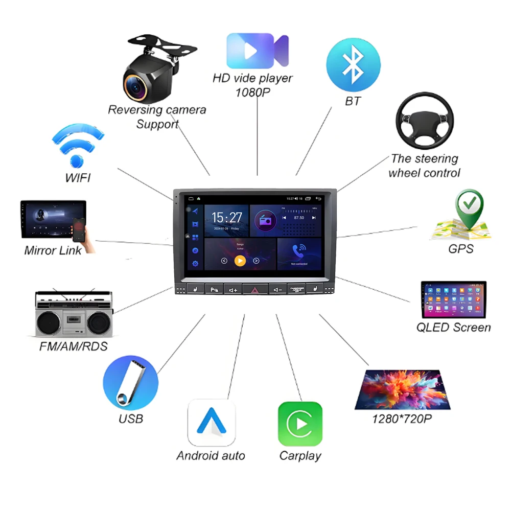 Автомагнитола Android 16 для Volkswagen VW Touareg 2002-2012, мультимедийная система 2din, DVD, GPS-навигация, монитор, видеоэкран, Wi-Fi
Автомагнитола Android 16 для Volkswagen VW Touareg 2002-2012, мультимедийная система 2din, DVD, GPS-навигация, монитор, видеоэкран, Wi-Fi