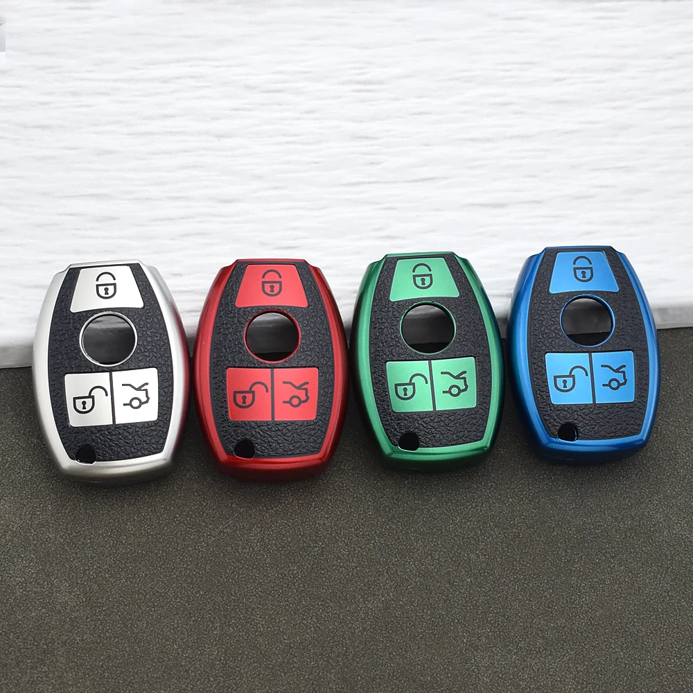 Soft TPU Leather Remote Key Cover for Mercedes Benz A/B/G/R Class GLA GLK Fit For W176 W204 W251 W463 Key Ring Keychain Set
Soft TPU Leather Remote Key Cover for Mercedes Benz A/B/G/R Class GLA GLK Fit For W176 W204 W251 W463 Key Ring Keychain Set