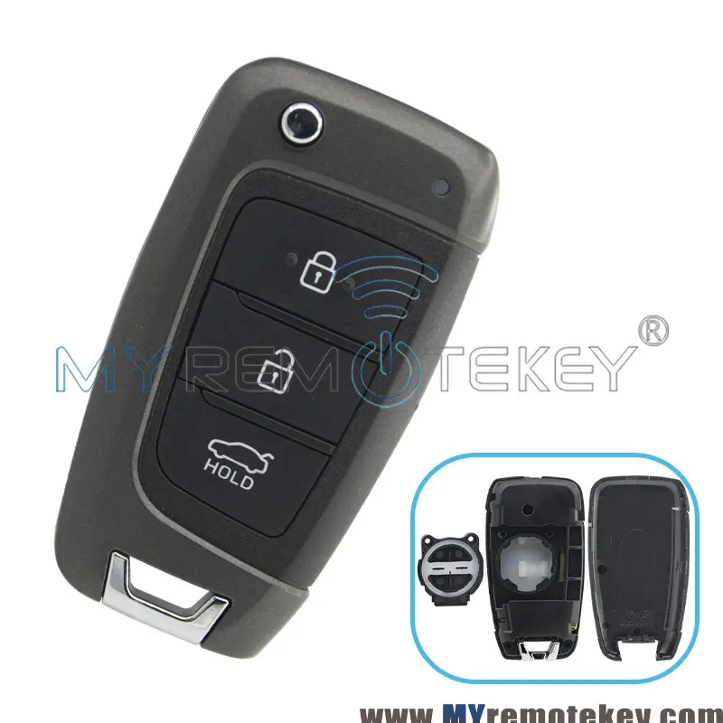 REMTEKEY PN 95430-J0500 / 95430-H5050 / 95430-H5600 Flip key shell 3 button for 2018-2019 Hyundai Azera Accent FCC TQ8-RKE-4F39
REMTEKEY PN 95430-J0500 / 95430-H5050 / 95430-H5600 Flip key shell 3 button for 2018-2019 Hyundai Azera Accent FCC TQ8-RKE-4F39