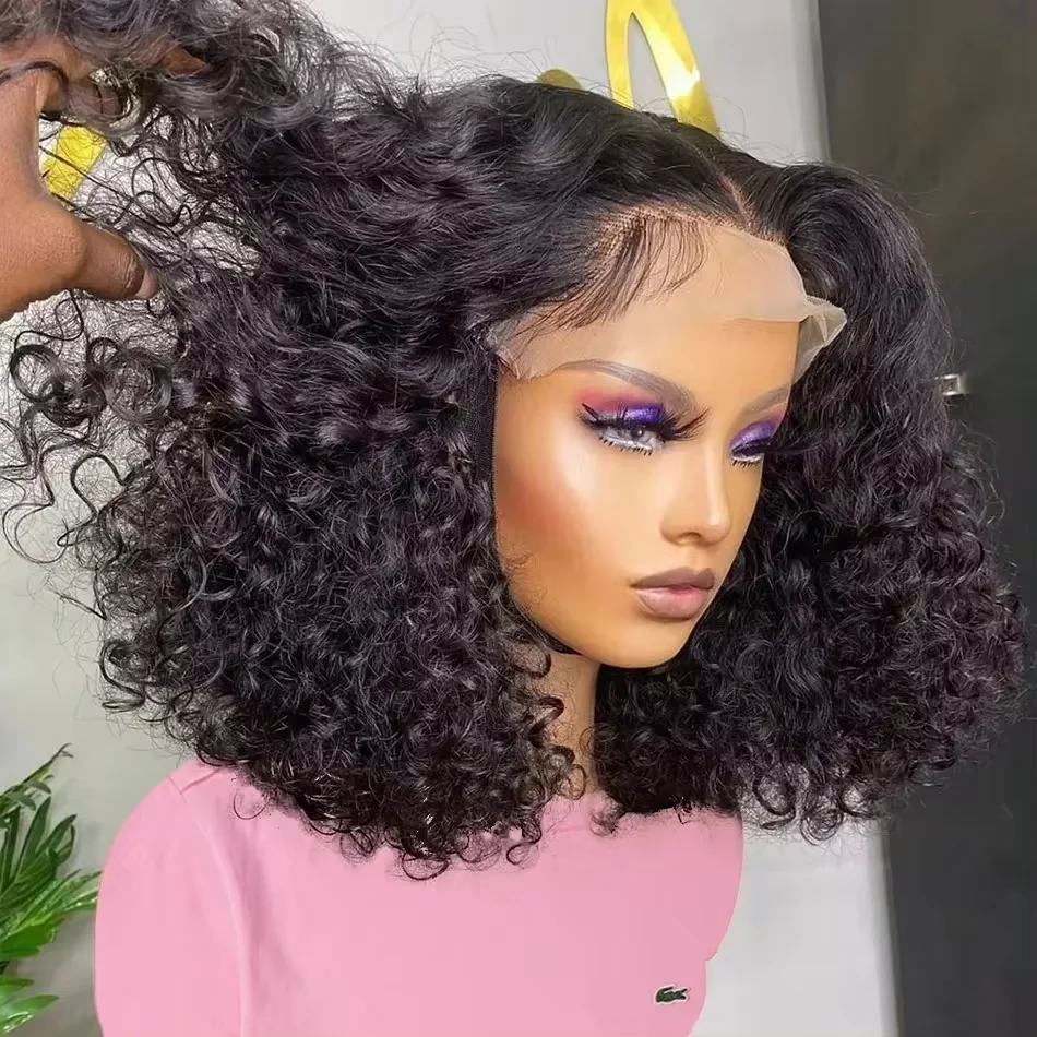 Deep Wave Short Bob Wigs Human Hair 13x4 Lace Front Human Hair Wig Deep Curly Bob Wig Brazilian Hair Water Wave Lace Frontal Wig
Deep Wave Short Bob Wigs Human Hair 13x4 Lace Front Human Hair Wig Deep Curly Bob Wig Brazilian Hair Water Wave Lace Frontal Wig