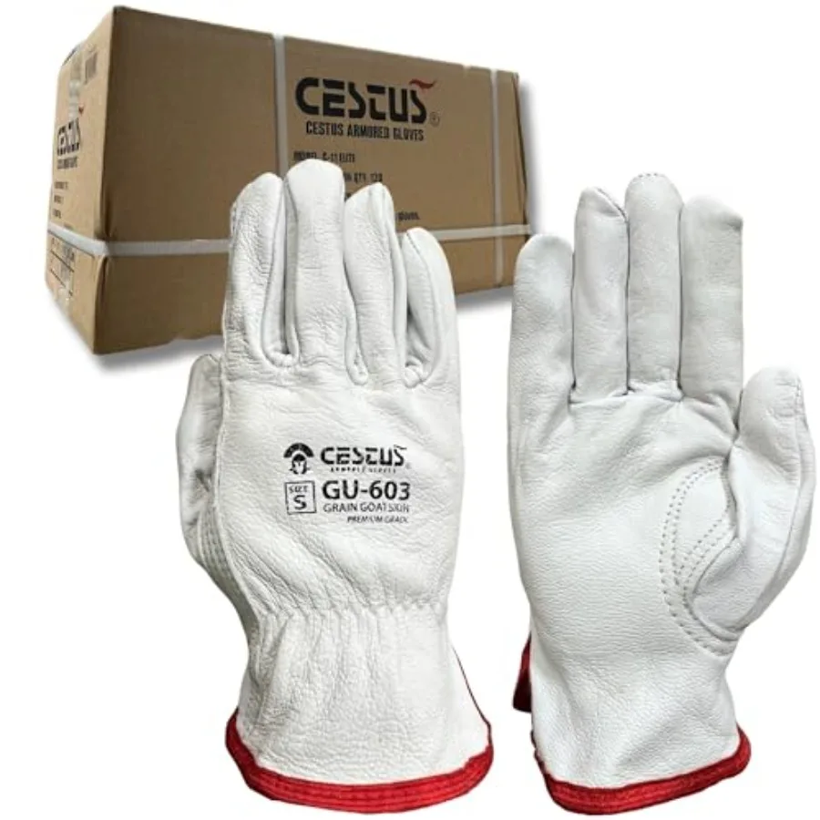 Cestus GU603 Goatskin Leather Work Gloves 1 3 12 20 s
Cestus GU603 Goatskin Leather Work Gloves 1 3 12 20 s