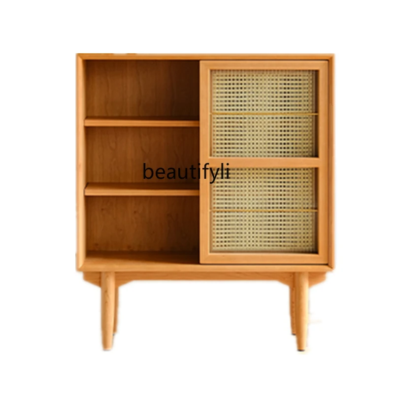 Nordic Modern Solid Wood Sideboard Display Cabinet Chest of Drawers Simple Rattan Glass Cabinet Locker
Nordic Modern Solid Wood Sideboard Display Cabinet Chest of Drawers Simple Rattan Glass Cabinet Locker