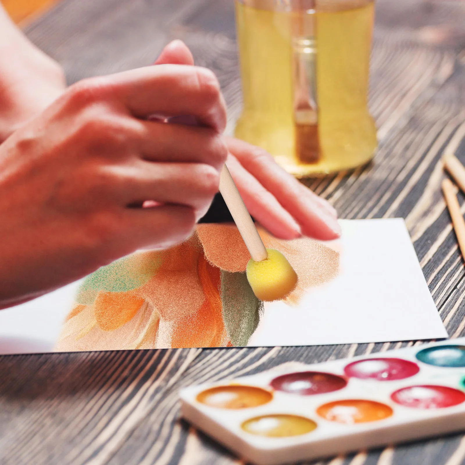 20Pcs Sponge Paint Brushes Foam Brush Set Safe Smooth Surface Dye Brush for DIY Painting Art Projects Paint Sponge
20Pcs Sponge Paint Brushes Foam Brush Set Safe Smooth Surface Dye Brush for DIY Painting Art Projects Paint Sponge