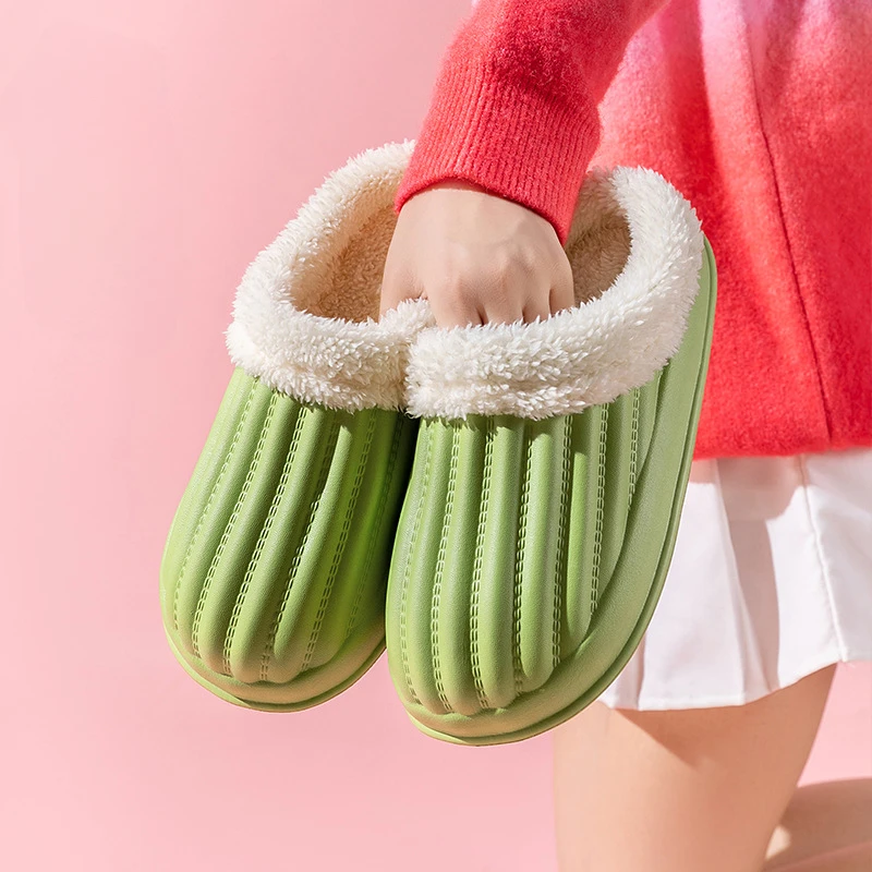 2023 Waterproof Cotton Slippers Women Men Winter Warm Shoes Thick Sole Anti-slip Couples Indoor Street Slipper Home Slippers
2023 Waterproof Cotton Slippers Women Men Winter Warm Shoes Thick Sole Anti-slip Couples Indoor Street Slipper Home Slippers