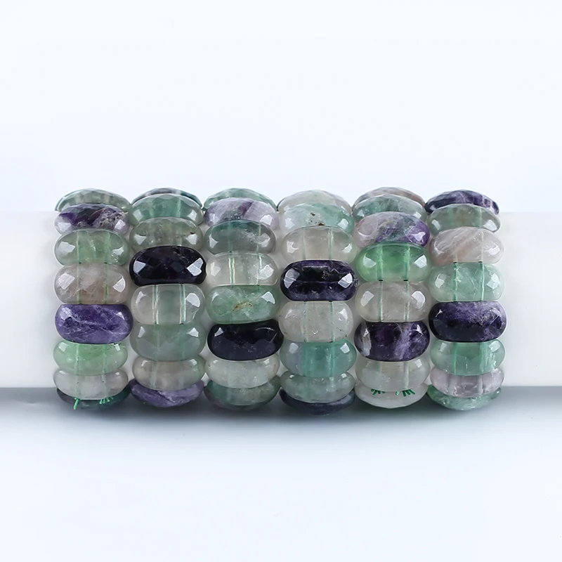 Wholesale, Natural Rainbow Fluorite Faceted Beaded Bracelet, Natural Gemstone Bracelet, Gift for Her, Perfect Gift
Wholesale, Natural Rainbow Fluorite Faceted Beaded Bracelet, Natural Gemstone Bracelet, Gift for Her, Perfect Gift