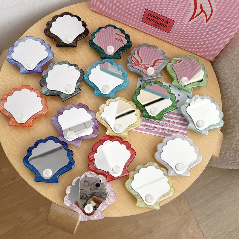 Seashell Makeup Mirror Phone Grip Holder Back Adhesive Foldable Desktop Stand Support Bracket Finger Socket Cell Phone Decor
Seashell Makeup Mirror Phone Grip Holder Back Adhesive Foldable Desktop Stand Support Bracket Finger Socket Cell Phone Decor