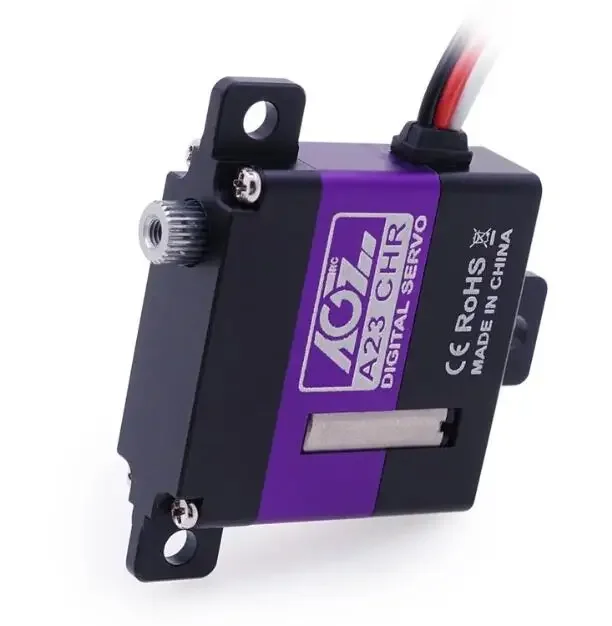 AGFRC 7kg HV Coreless Digital Full CNC aluminium hulls and structure Thin Wing Servo(A23CHR) RC Ideal for airplane glider KST
AGFRC 7kg HV Coreless Digital Full CNC aluminium hulls and structure Thin Wing Servo(A23CHR) RC Ideal for airplane glider KST