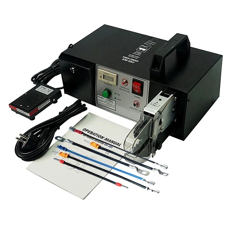 LY 220V 110V Optional Electric Terminal Crimping Machine Tools Crimp Variety of Terminals Equipped with 7 Crimping Dies
LY 220V 110V Optional Electric Terminal Crimping Machine Tools Crimp Variety of Terminals Equipped with 7 Crimping Dies