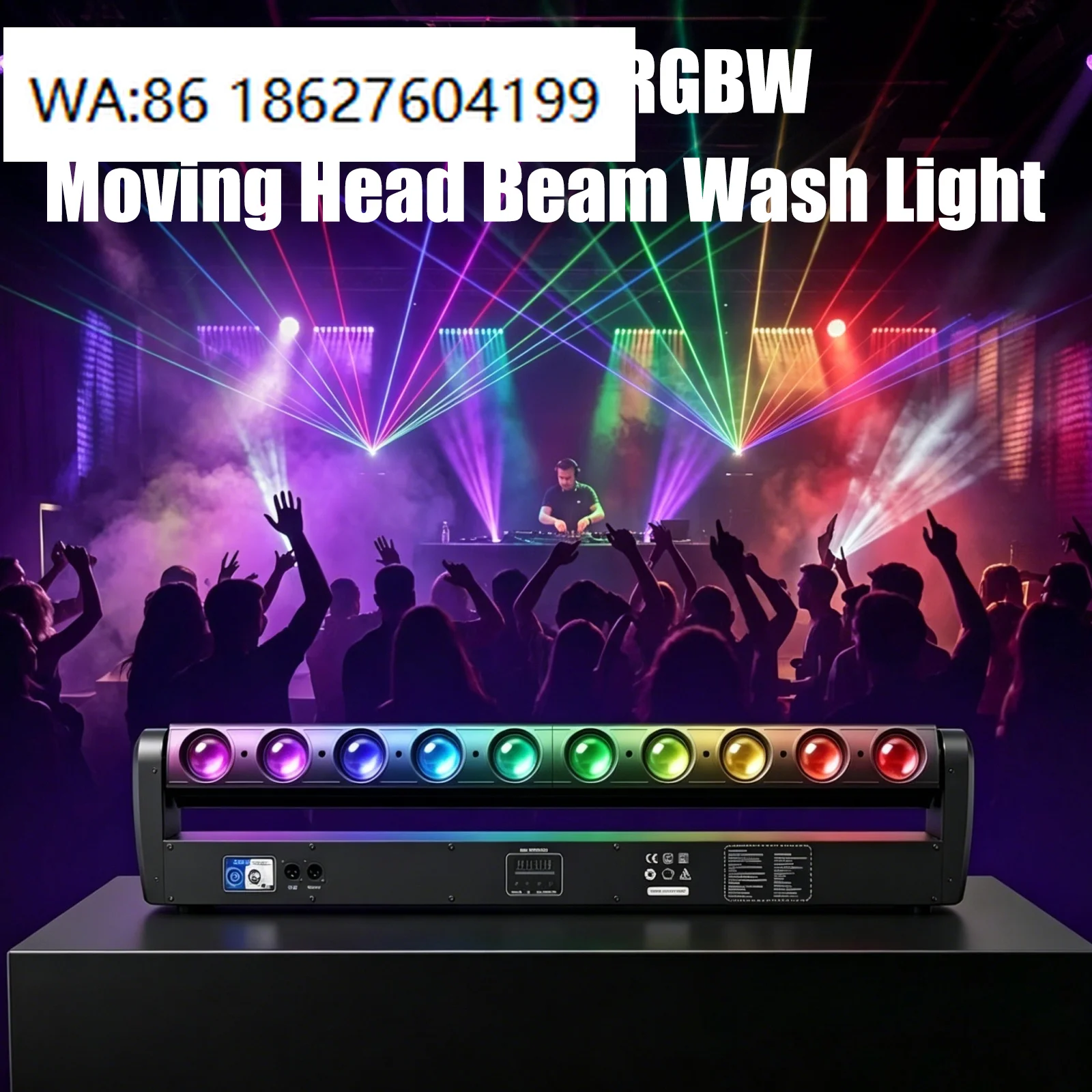 10x40W RGBW 4in1 LED Beam Wash Bar Moving Head Strobe Pixel Control DMX512 Aluminum Lamp for KTV DJ Party Wedding
10x40W RGBW 4in1 LED Beam Wash Bar Moving Head Strobe Pixel Control DMX512 Aluminum Lamp for KTV DJ Party Wedding